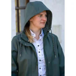 il Lago Sie Damen Angeljacken & -Westen<Regenjacke Hirschlein Damen (Oliv)