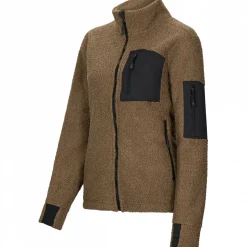 Clearance il Lago Sie Teddyjacke Levina Damen (Braun/Schwarz)