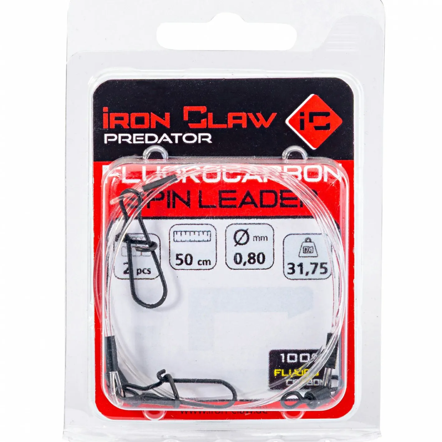 Clearance Iron Claw Fluorocarbon Spin Leader