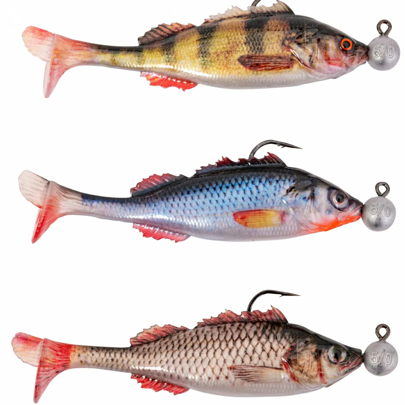 Iron Claw Gummiköder ·Fertig Montierte Gummifische<Real Shad Kit 2