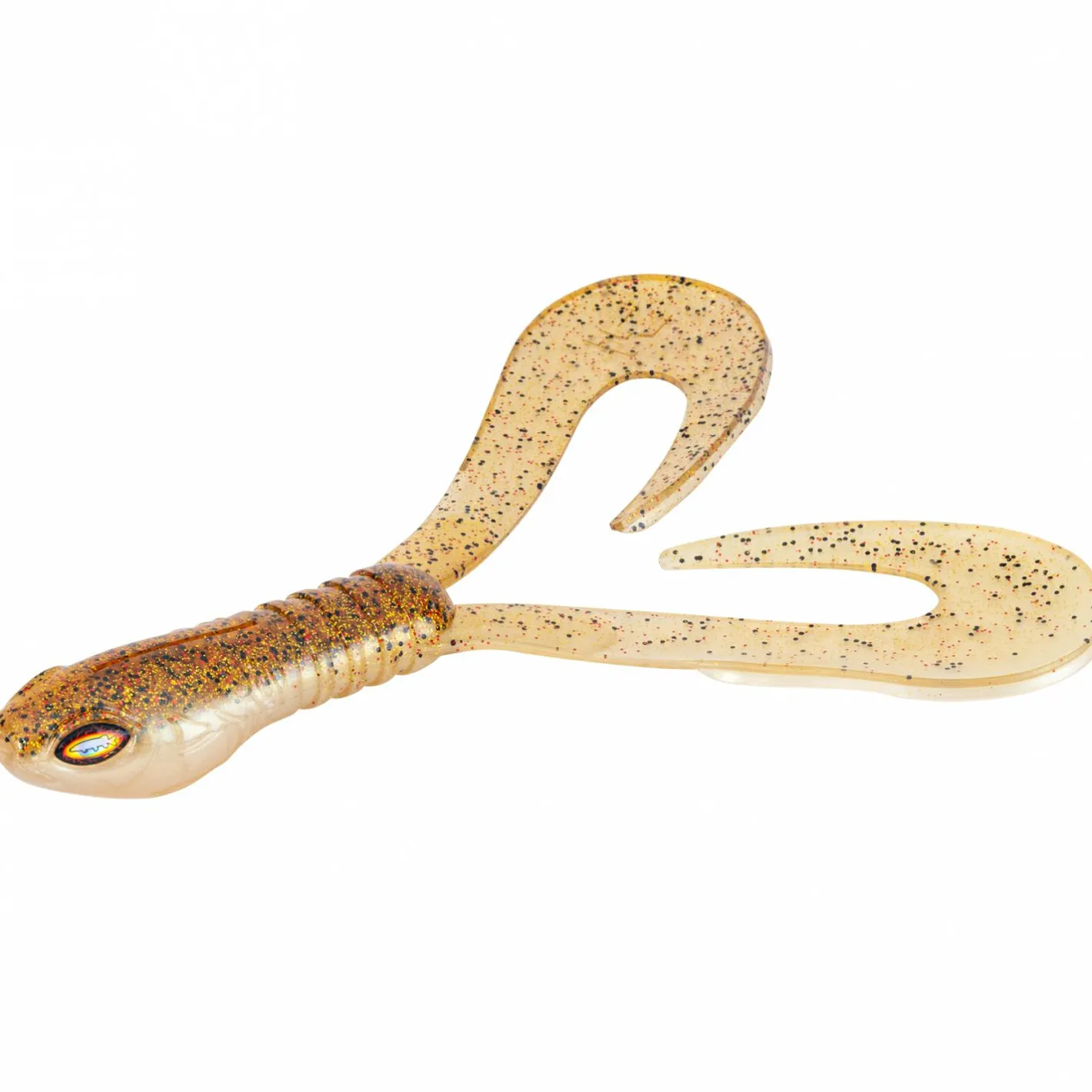 Iron Claw Gummiköder ·Gummifische & Shads<Turbo X-Tail (Natural Brown, 12 cm)