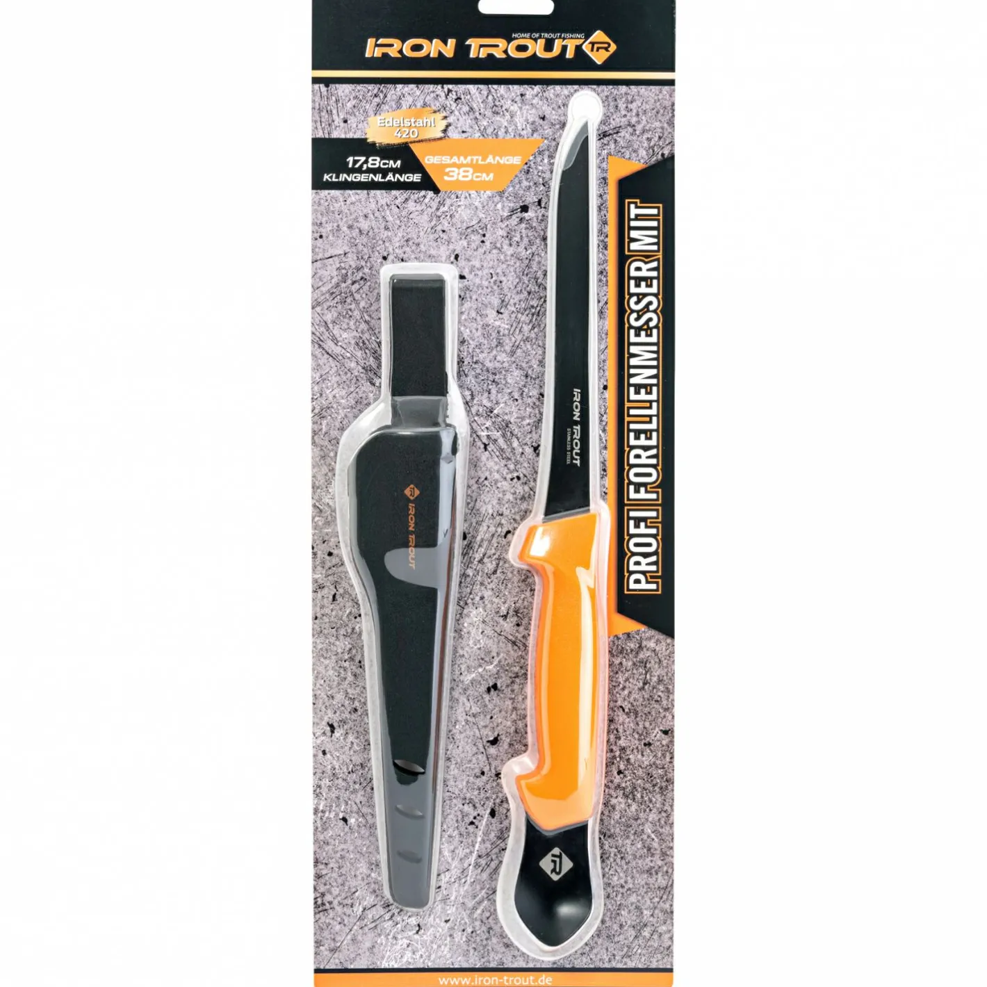 New Iron Trout Profi Forellenmesser