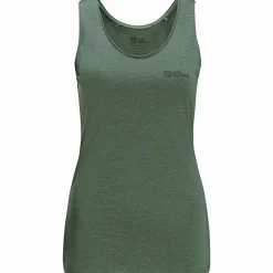 Jack Wolfskin Damen Angelshirts & -Oberteile<Crosstrail Tank W Damen (Hedge Green)