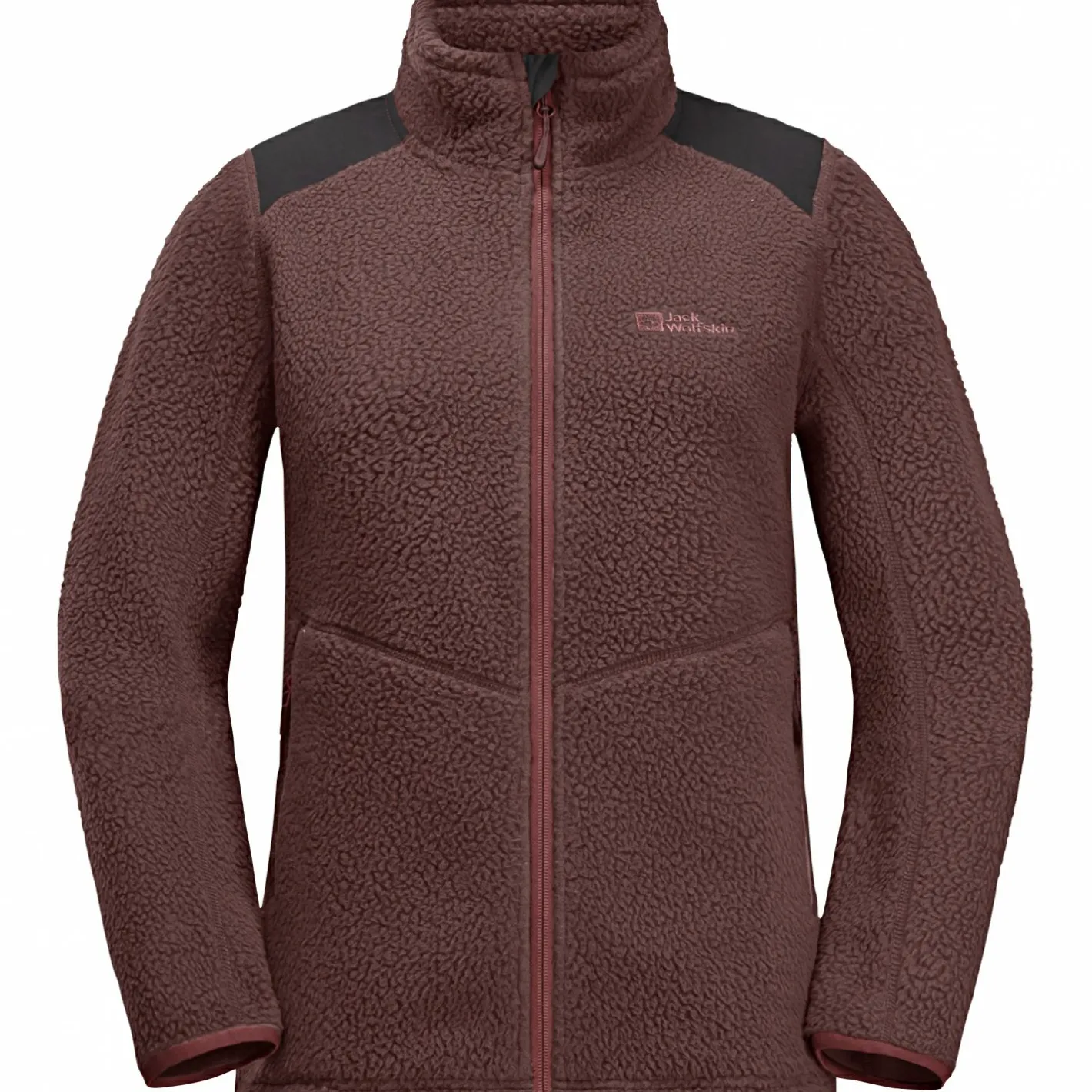 Jack Wolfskin Damen Angeljacken & -Westen<Kammweg Pile Fz W Damen (Dark Maroon)