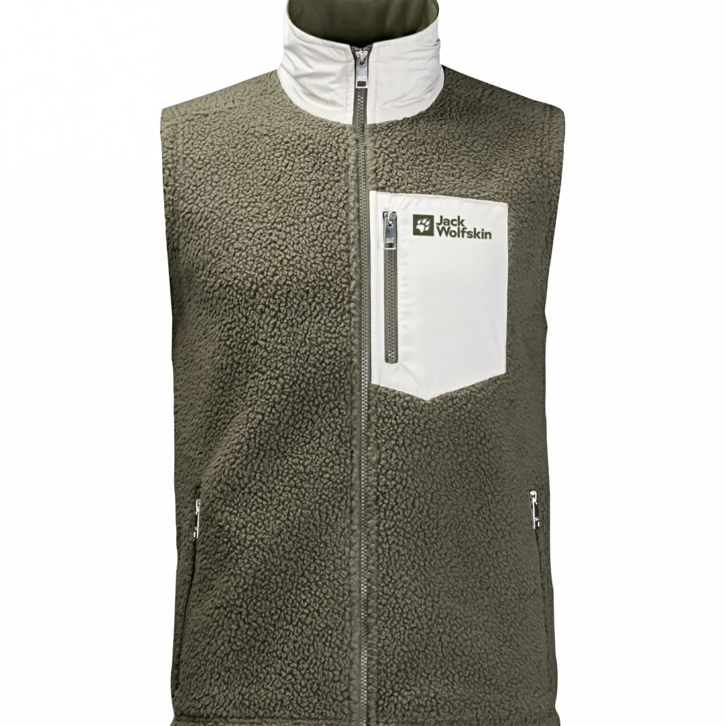 Jack Wolfskin Damen Angeljacken & -Westen<Kingsway Vest M Herren (Dusty Olive)