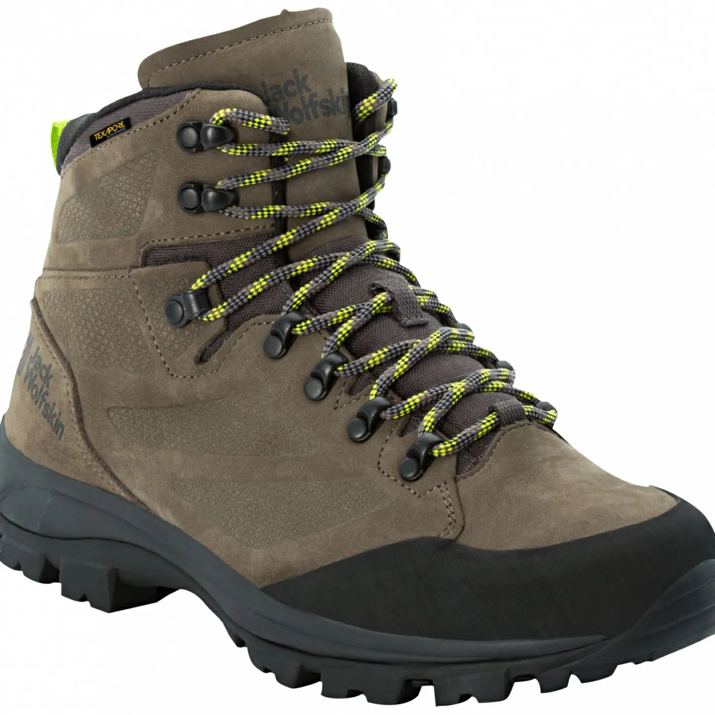 Hot Jack Wolfskin Rebellion Texapore Mid M Herren (Khaki/Phantom)