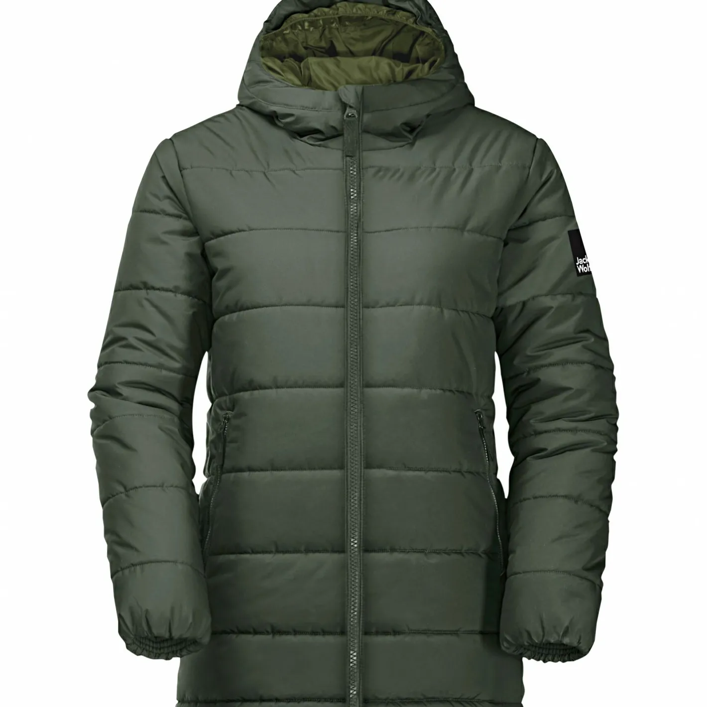 Jack Wolfskin Kinder-Bekleidung<Spirit Ins Long Jacket Y Kinder (Thyme Green)