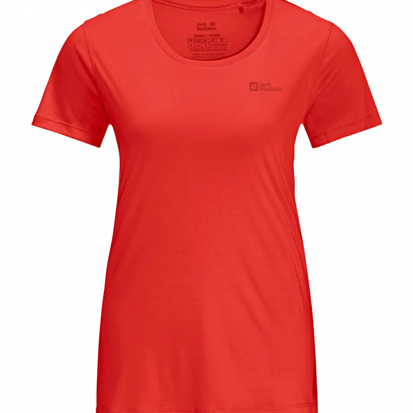 Hot Jack Wolfskin Tech T W Damen (Vibrant Red)