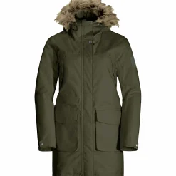 Jack Wolfskin Damen Angeljacken & -Westen<Winterfrost Ins Parka W Damen (Island Moss)