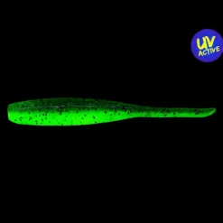 Keitech Drop Shot Köder|Gummiköder ·Drop Shot Köder<Shad Impact (Green Pumpkin / Chartreuse)