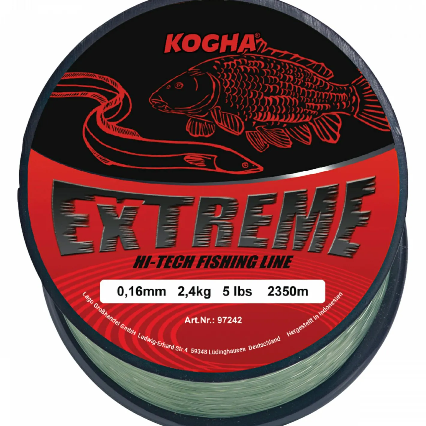 Online Kogha Angelschnur Extreme (mattgrün)