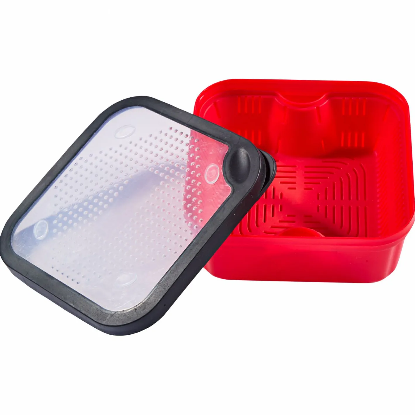 Kogha Angelkoffer & Angelboxen ·Madendosen & Angelzubehör-Dosen<Baitbox mit Abtropftray
