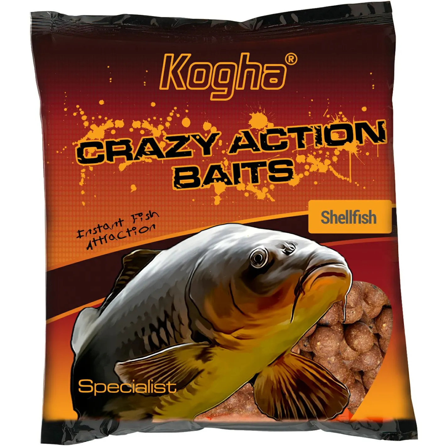 Kogha Karpfenfutter·Boilies & Popup Boilies|Karpfenfutter<Crazy Action Bait (Shellfish)