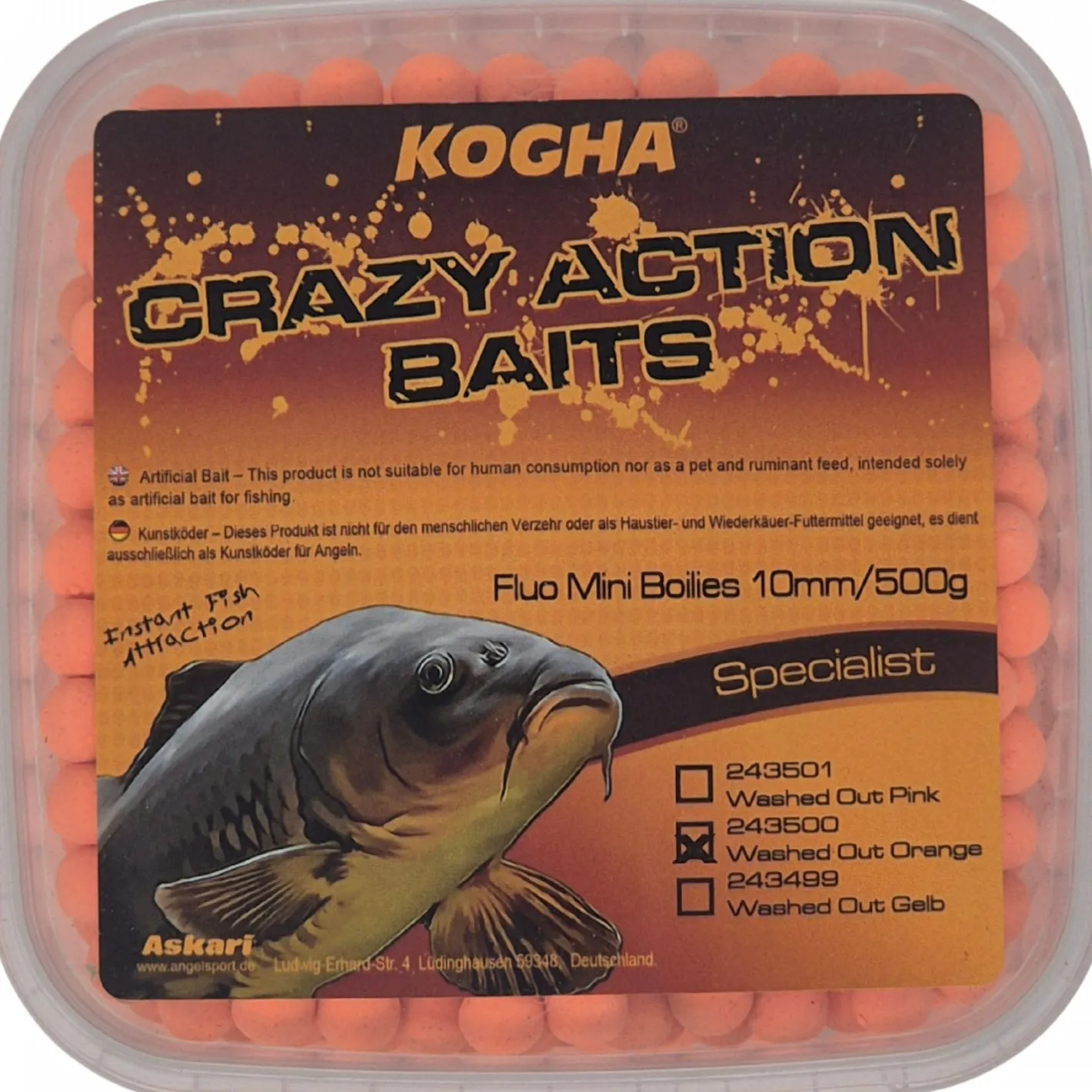 Discount Kogha Crazy Action Baits Fluo (Orange)