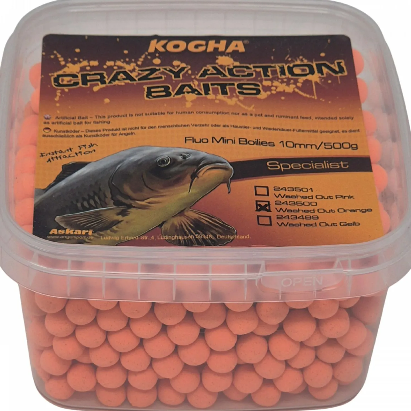 Discount Kogha Crazy Action Baits Fluo (Orange)