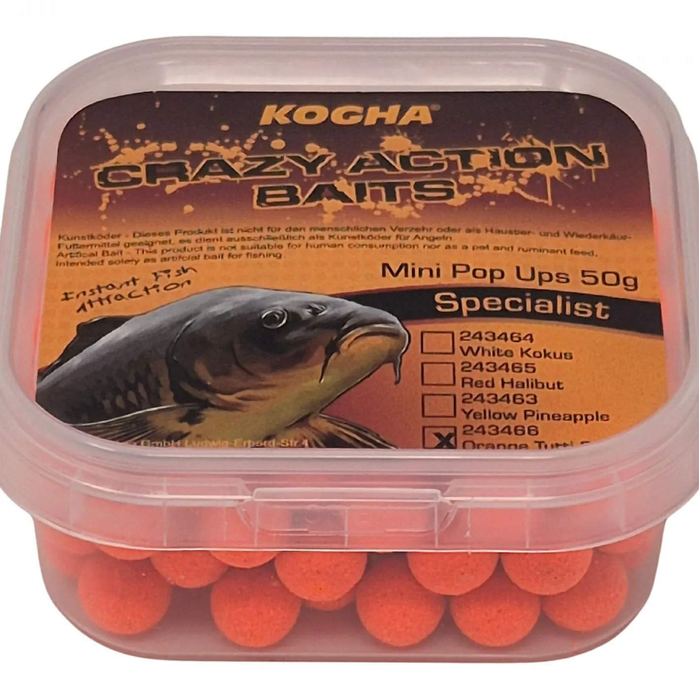 New Kogha Crazy Action Baits Mini Pop Ups (Tutti Frutti)