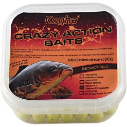 Kogha Friedfischfutter|Friedfischangeln-Zubehör<Miniboilie Crazy Action Baits