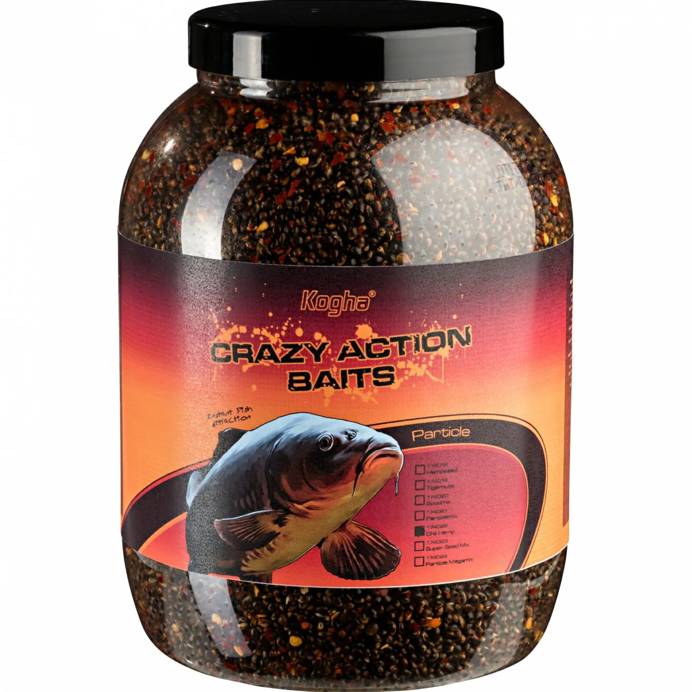 Kogha Karpfenfutter·Partikelköder & Angel-Pellets|Karpfenfutter<Particles Crazy Action Baits