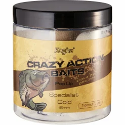 Kogha Karpfenfutter<Pop Up Boilies Crazy Action Baits Specialist Gold (Tigernut Crush)
