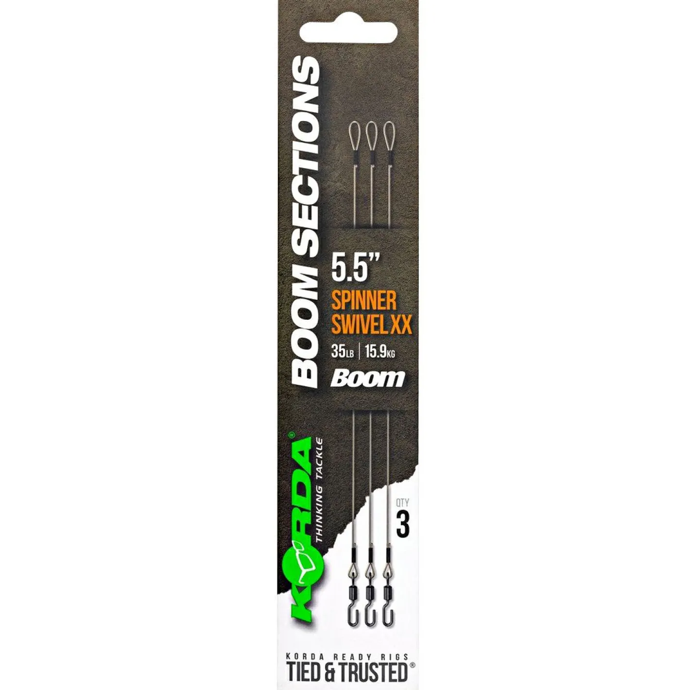 Korda Angelvorfächer & Beifänger<Booms Spinner Swivel