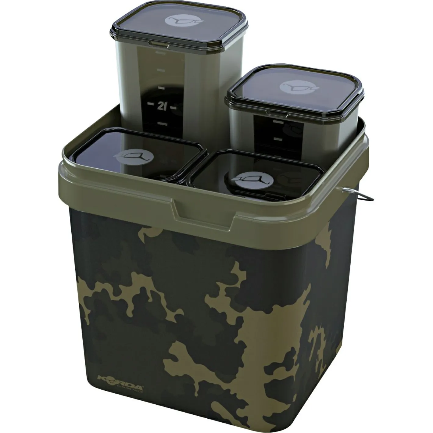 Korda Angelkoffer & Angelboxen ·Futtereimer<Container System (17 Liter)
