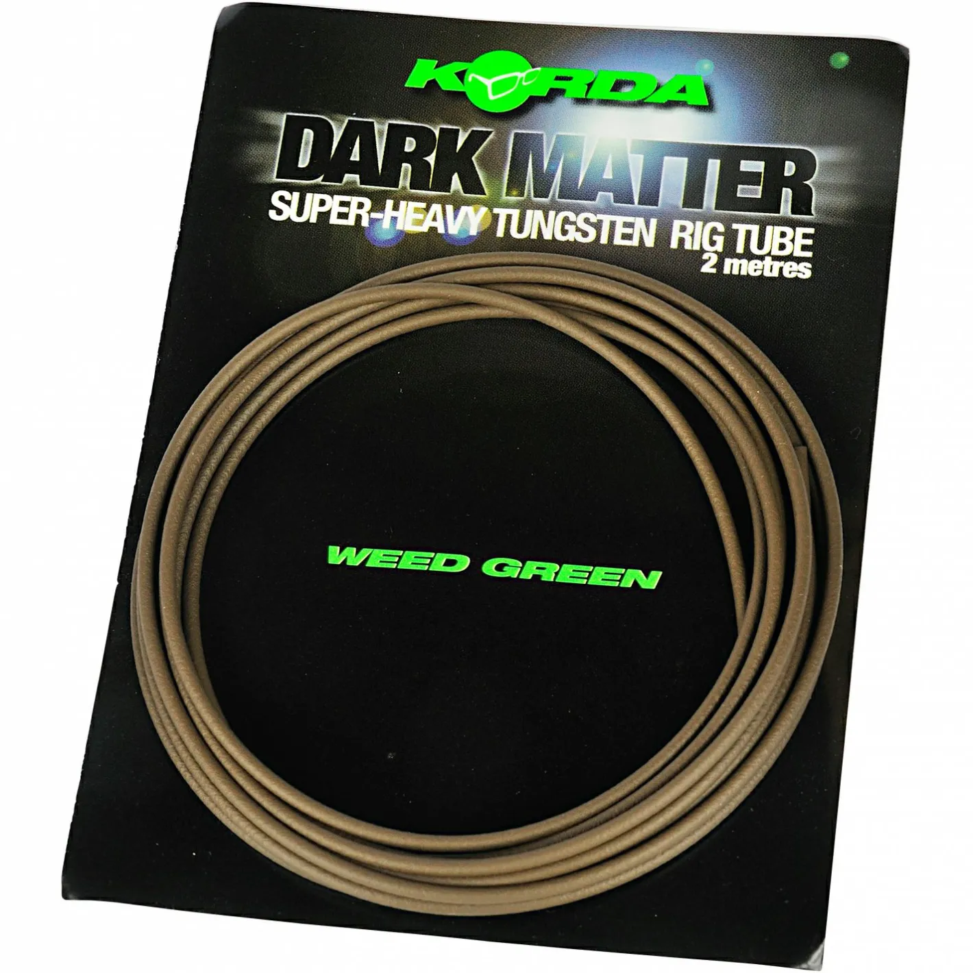 Korda Angelvorfächer & Beifänger|Karpfenangeln-Zubehör<Dark Matter Super-Heavy Tungsten Rib Tube (weed/krautgrün)