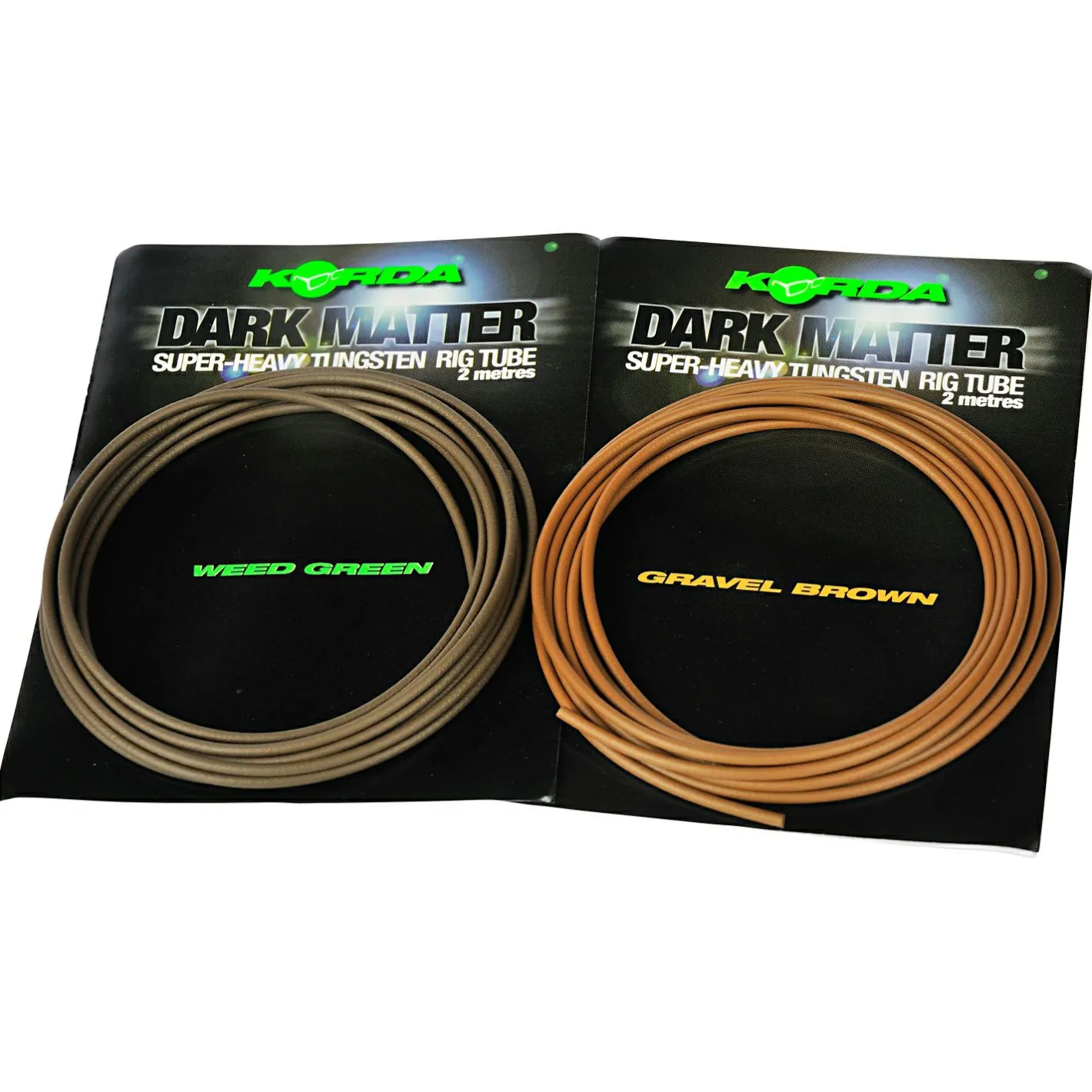 Korda Angelvorfächer & Beifänger|Karpfenangeln-Zubehör<Dark Matter Super-Heavy Tungsten Rib Tube (weed/krautgrün)
