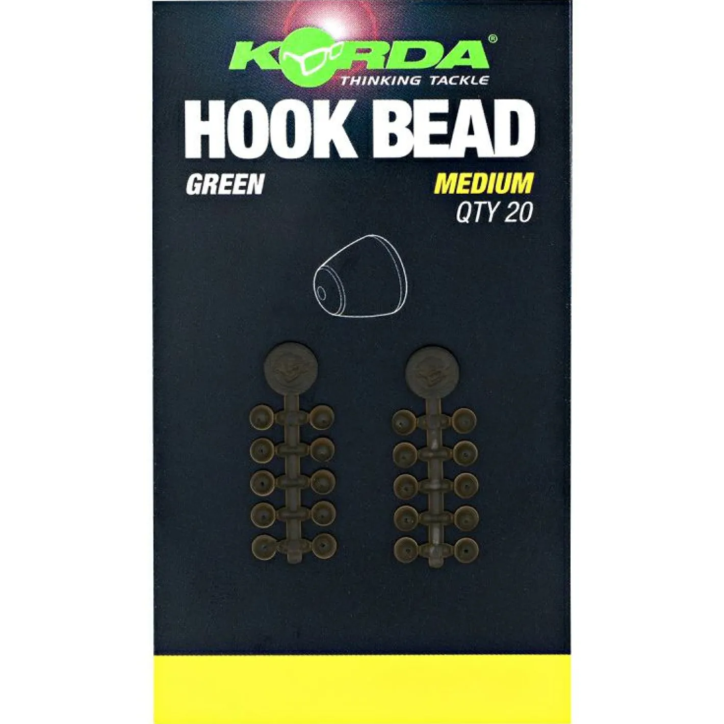 Korda Karpfenangeln-Zubehör<Gummistopper Hook Bead
