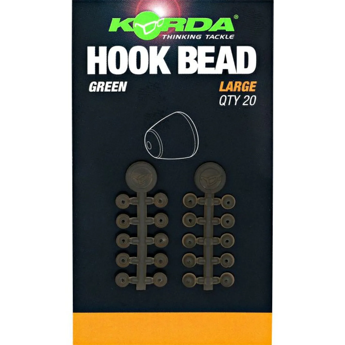 Korda Karpfenangeln-Zubehör<Gummistopper Hook Bead