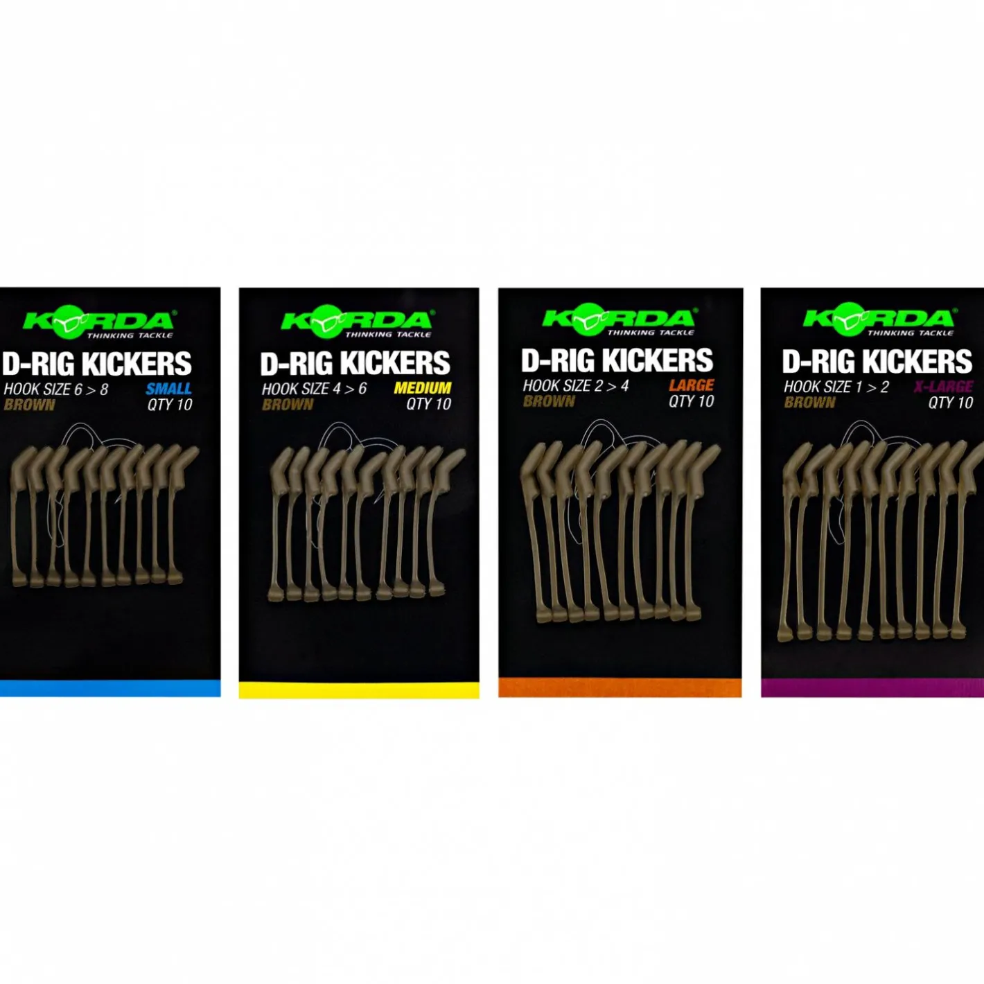 Korda Karpfenangeln-Zubehör<Kickers D Rig (Braun)