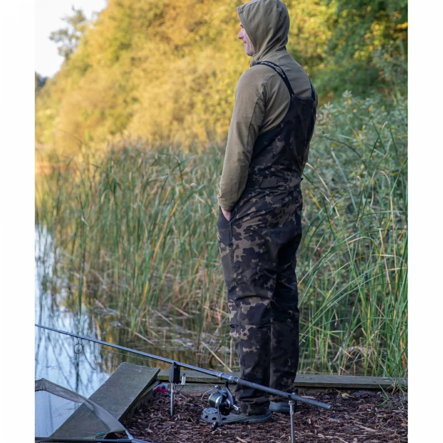 Korda Thermohosen & Regenhosen<Polar Salopettes Dark Kamo