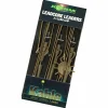 Korda Angelvorfächer & Beifänger|Karpfenangeln-Zubehör<Ring Swivel Leadcore Leader (kiesbraun)