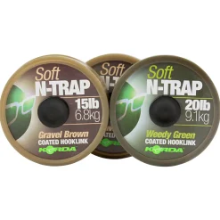 Sale Korda Soft N-Trap Coated Hooklink (kiesbraun)