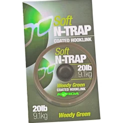 Korda Angelvorfächer & Beifänger|Vorfachschnüre<Soft N-Trap Coated Hooklink (krautgrün)