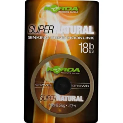 Korda Karpfenschnüre|Karpfenschnüre<Vorfachmaterial Super Natural Vorfachmaterial (braun)