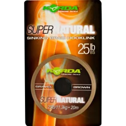Korda Karpfenschnüre|Karpfenschnüre<Vorfachmaterial Super Natural Vorfachmaterial (braun)