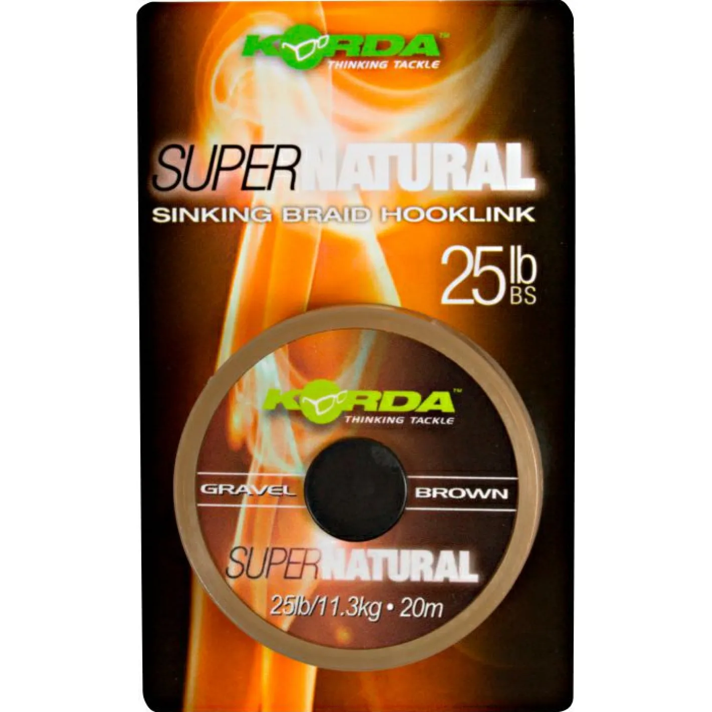 Korda Karpfenschnüre|Karpfenschnüre<Vorfachmaterial Super Natural Vorfachmaterial (braun)
