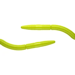 Libra Lures Raubfischangeln Kunstköder|Gummiköder ·Gummimaden & Gummiwürmer<Fatty D´Worm (Hot Yellow)