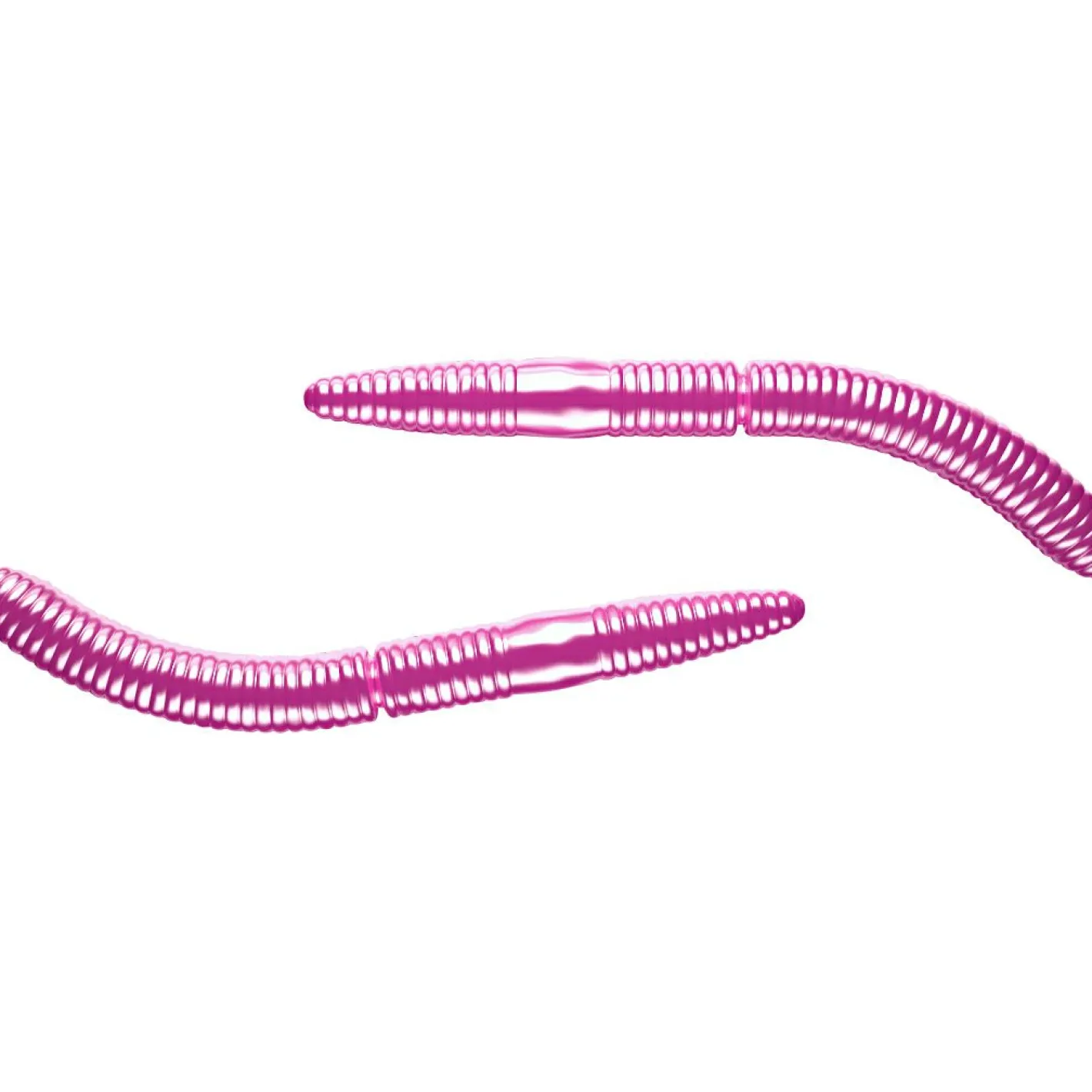 Libra Lures Raubfischangeln Kunstköder<Fatty D´Worm (Pink Pearl)