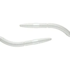 Libra Lures Raubfischangeln Kunstköder<Fatty D´Worm (Silver Pearl)