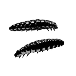 Libra Lures Forellen-Kunstköder<Larva Kunstköder (black)