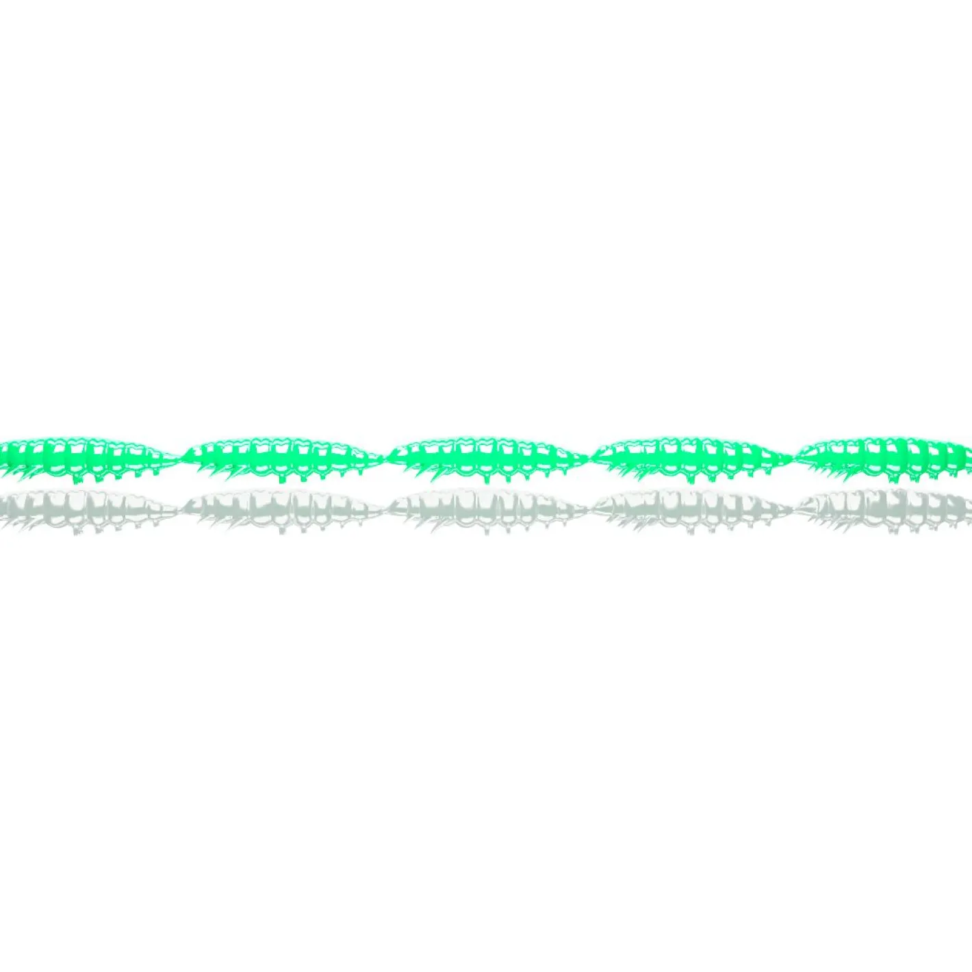 Libra Lures Larva Multi (Glow UV Green)