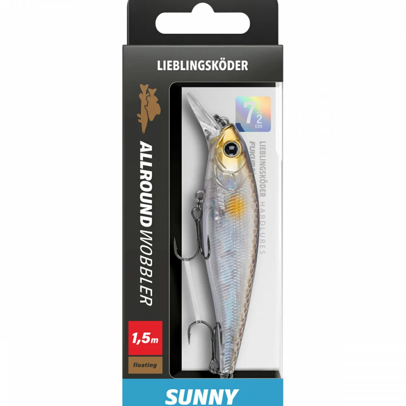 Lieblingsku00f6der Wobbler<Lieblingsköder Allroundwobbler (Sunny)
