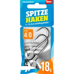 Lieblingsku00f6der Jigköpfe & Köder-Rasseln|Raubfischangeln Kunstköder<Lieblingsköder Angelhaken Spitze (4/0)