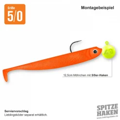 Lieblingsku00f6der Jigköpfe & Köder-Rasseln|Raubfischangeln Kunstköder<Lieblingsköder Angelhaken Spitz (NEO 4/0)
