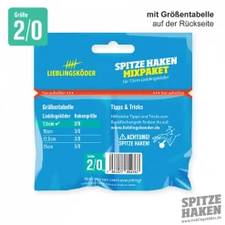 Sale Lieblingsku00f6der Lieblingsköder Angelhaken Spitze (2/0 Mixpaket)