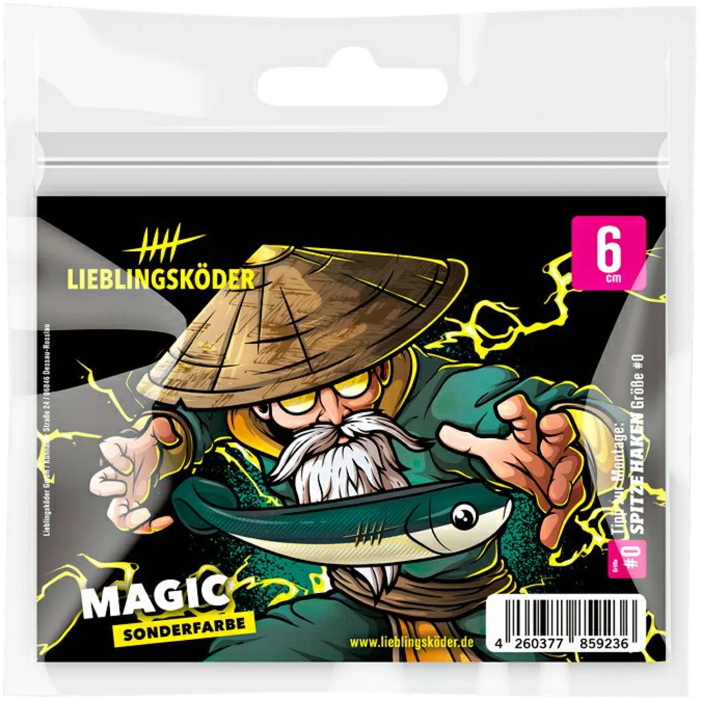 Lieblingsku00f6der Raubfischangeln Kunstköder<Lieblingsköder Barschköder (6 cm, Magic)
