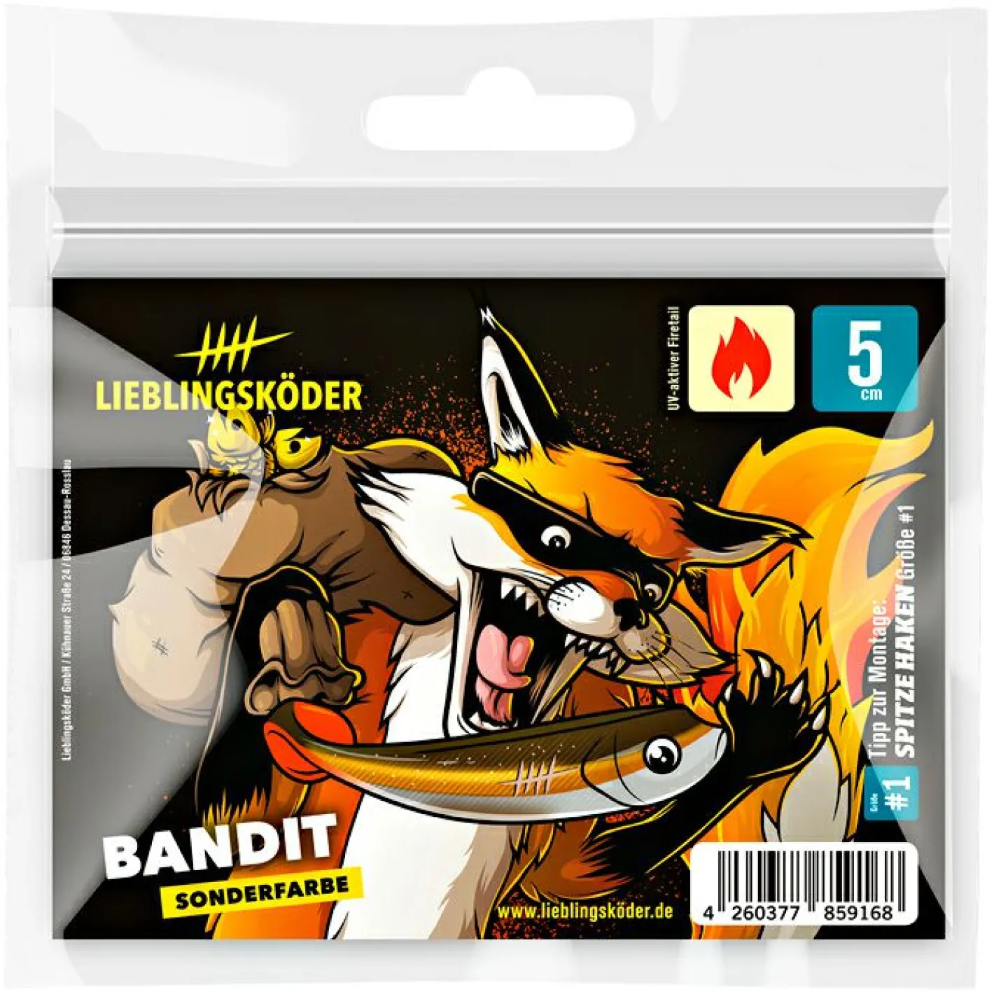 Discount Lieblingsku00f6der Lieblingsköder Barschköder 5 cm (Bandit)