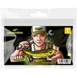 Lieblingsku00f6der Gummiköder ·Gummifische & Shads<Lieblingsköder Barschköder (7 cm, Diesel)
