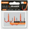 Lieblingsku00f6der Raubfischangeln-Zubehör|Angelhaken<Lieblingsköder Fukura Solid X Drillinge (orange)